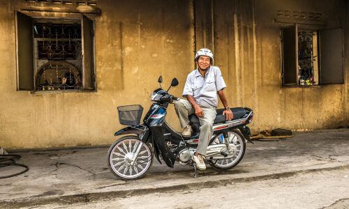 Battambang Local Motorbiker